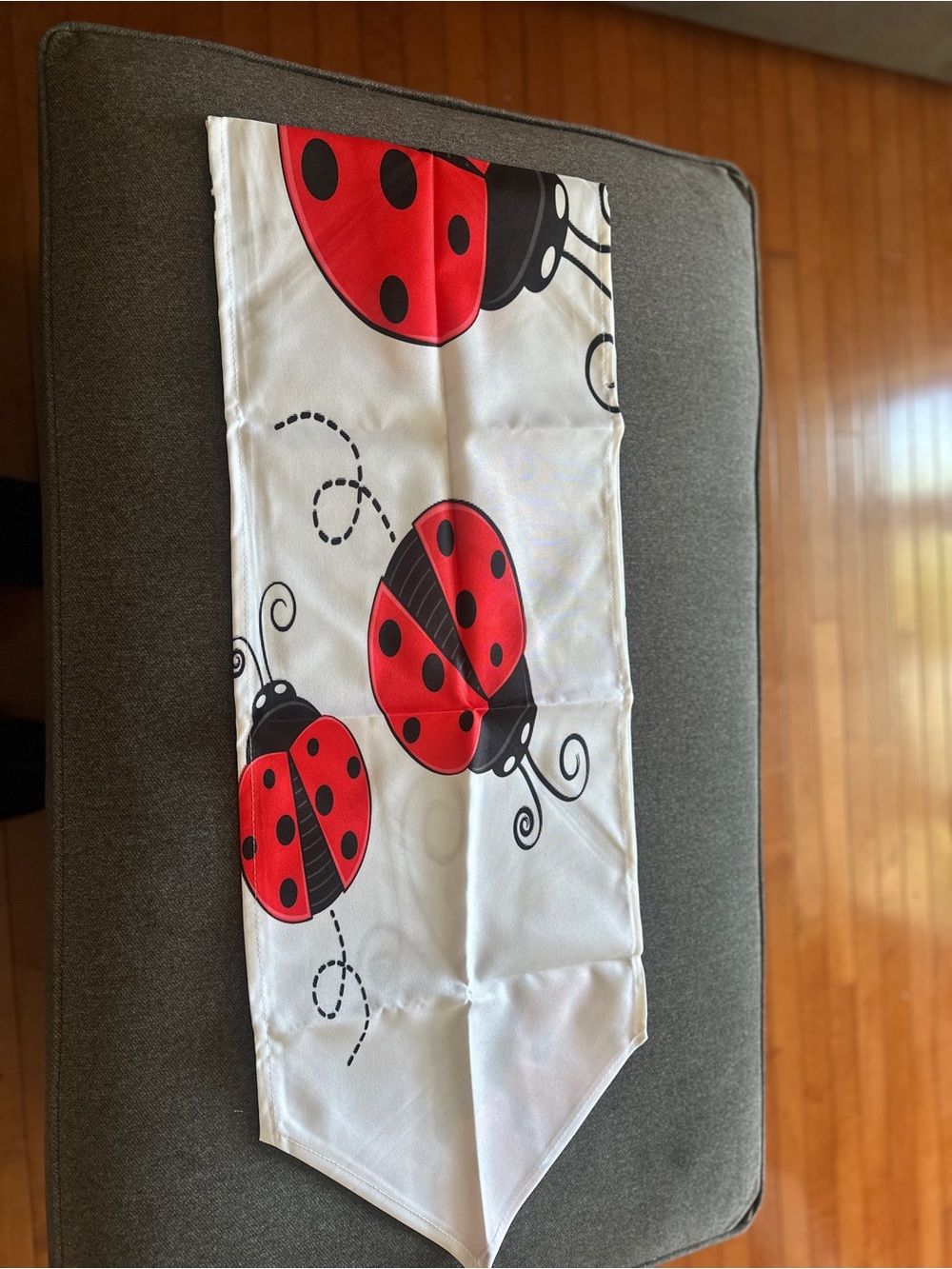 Red Ladybug Indoor/Outdoor Table Runner (70 Inches)
